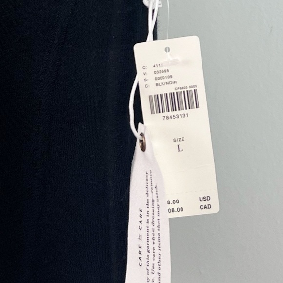 NWT Anthropologie Sweetheart Mesh Sweater Tank Top in Black - Picture 7 of 9